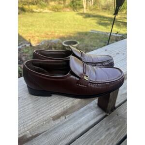 Florsheim Loafer 17088-03 Cognac Brown Leather Men Size 10.5 D